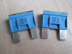 Lot of (2) OEM Mercedes 60A 60 Amp Blade Fuse APX Maxi Fuse Blue #M270AP - Picture 1 of 8