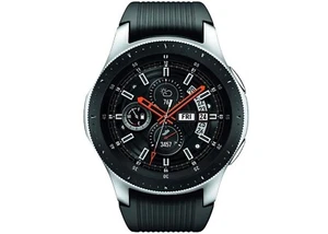 BRAND NEW IN BOX - Samsung Galaxy Smartwatch SM-R800 46mm Silver Case-Onyx Black - Picture 1 of 4