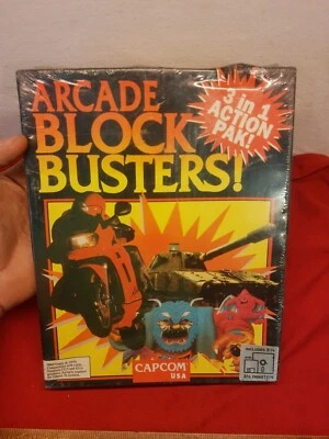 1991 NIB Sealed Capcom IBM Tandy PC Game Sarge Ghosts N Goblin Pocket Rocket Vtg - Image 1 of 4