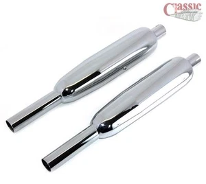 Silenciadores TRIUMPH T120/TR6 1963-70 UNIDAD - Imagen 1 de 1