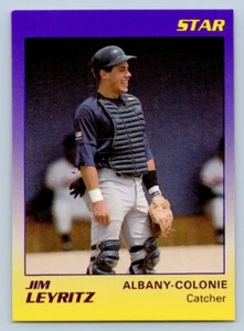 Jim Leyritz 1989 Star Albany Colonie Yankees Minor League Baseball Card - Picture 1 of 2