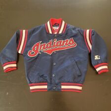 RARE Cleveland Indians Starter Youth Small Jacket Vintage DIAMOND Collection