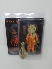 Trick R Treat Clothed Horror Action Figure Sam by NECA - Halloween Pumpkin Face