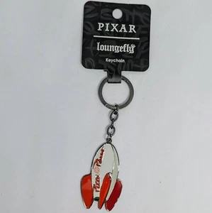 Portachiavi Disney Pixar Loungefly pianeta pizza nave razzo - Foto 1 di 5