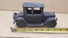 Vintage Cast Iron Toy Car UNBRANDED Approximately 8" Long (Maybe Arcade?)
