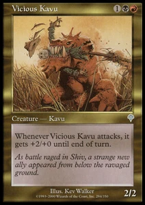 MTG VICIOUS KAVU FOIL EXC - KAVU PERVERSO - INV - MAGIC - Picture 1 of 1