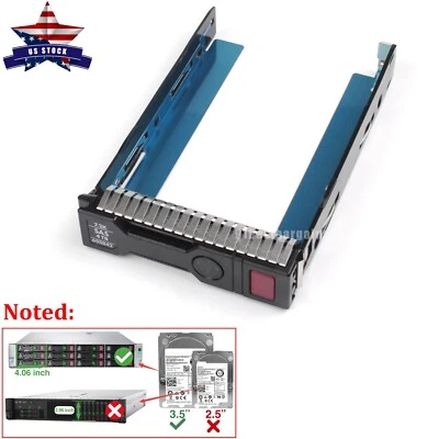 Caddy de unidad de disco duro de 3,5"" HPE Gen8 9 651314-001 para HP DL360p DL380p DL380 G8 G9 Foto 1 de 4