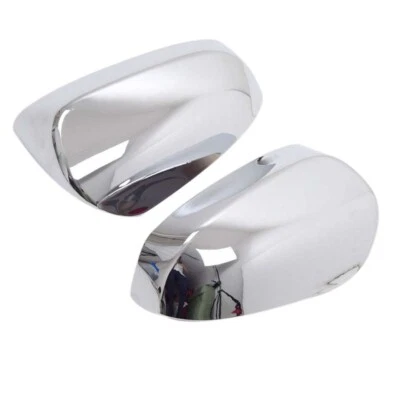 2x Cubierta de espejo retrovisor lateral moldura moldura para Toyota Yaris Vios 2014-2016 sedán Foto 1 de 4