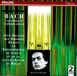 BACH Clavierübung III Offrande Musicale Jean GUILLOU  [2xCD] Mint RARE - Picture 1 of 4