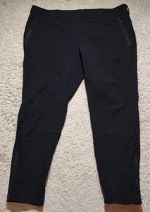 Columbia Pants Mens 40X30 Black Omni Shield Fleece Lined Soft Shell Hiking Camp - Picture 1 of 14