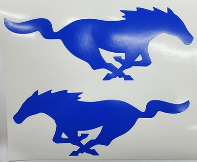 Mustang Vinyl Decal Car Truck Horse Sticker High Detail Sharp Lines Left & Right - Image 1 of 2