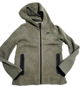 Nike Tech Pack Fleece Windrunner Full Zip Hoodie Kids Green FD3285-222 Large L - Picture 1 of 6