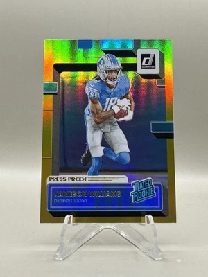 2022 Panini Donruss Jameson Williams Press Proof дебютант премиум-класса No308 Lions - Изображение 1 из 2