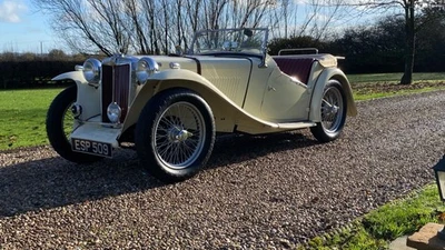 mg tc -1946-immaculate full restoration-large history file inc restoration pics. - Image 1 of 4