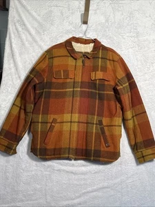 Prana Plaid 70% Wool/30% Nylon Outer Shell Men’s Jacket Size L - Picture 1 of 7