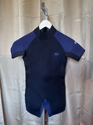Traje de neopreno Dark Lightning juvenil corto azul marino/negro niños talla 12 surf usado en excelente estado Foto 1 de 4