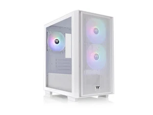 Thermaltake Versa H16 TG ARGB Snow Micro Tower Chassis CA-1Y8-00S6WN-01 - Picture 1 of 5
