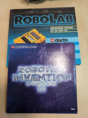 LEGO MINDSTORM SET ROBOLAB FOR SCHOOL RCX 1.0 MOTORS Extras+Software Discs Cords - Image 1 of 4