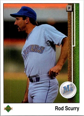 1989 Upper Deck #NNO Rod Scurry Blank Back Show Samples - Image 1 of 2