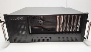 Rackchoice 4U Front I/O ATX/Micro ATX Rackmount Server Chassis,USB3.0x2,2x5.25 - Picture 1 of 13