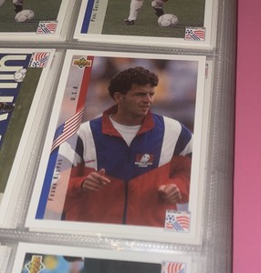 Frank Klopas - 1994 Upper Deck World Cup Soccer Card #21 - Team USA - Mint, Rare