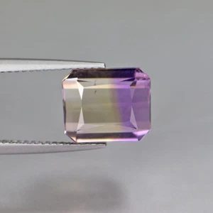 5,50 Cts Bicolore Ametrina Naturale Taglio Ottagonale AA+ Gemme Sciolte Gioielli - Foto 1 di 5