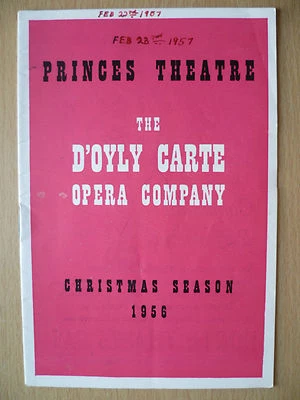 D'Oyly Carte's GILBERT & SULLIVAN OPERAS-TRIAL BY JURY & THE PIRATES OF PENZANCE - Image 1 of 3