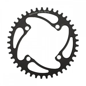 Rennen Chainring Non-threaded 4 Bolt Black  - Picture 1 of 1