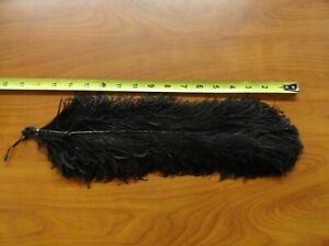 17' Ostrich Plum/Feather,Civil War Hardie Hat, Slouch Hat, Forage Cap, Chapeau