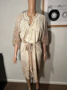 Leonard St Chiffon tie Waist dress. Size 10 Approximately Gorgeous! - Picture 1 of 7