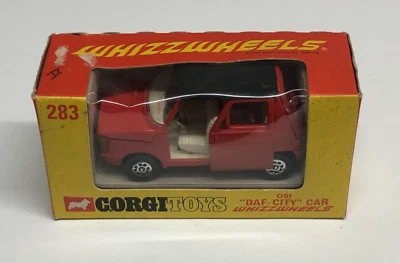 Corgi Toys 283 OSI DAF-CITY CAR WHIZZWHEELS original box ~ MINTY!!! - Image 1 of 4