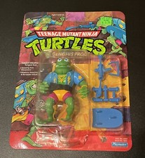 Teenage Mutant Ninja Turtles TMNT 1989 Genghis Frog 14 Back Unpunched MOC