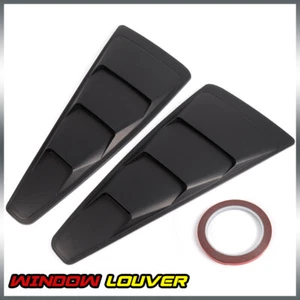 1/4 Quarter Side Window Louvers Scoop Cover Vent Fit For 2005-2014 Ford Mustang - Picture 1 of 12