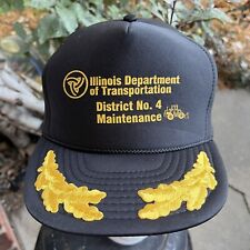 Vintage IDOT Illinois Department of Transportation District 4 Maintenance Hat