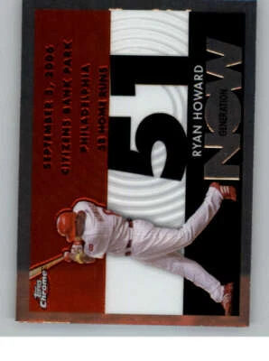 2007 Topps Chrome Generation Now #GN201 Ryan Howard (ref 137703) - Image 1 of 2