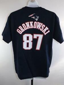 New-Minor-Flaw New England Patriots Rob Gronkowski Youth M 10/12 Medium Shirt