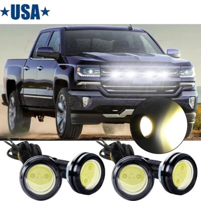 Kit de 4 luces LED blancas universales para KIA Optima 2007-2015 Forte 2010-2013 Soul Foto 1 de 4