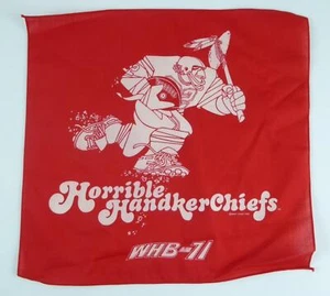 Horrible HandkerChiefs Kansas City Chiefs WHB AM 71 Radio Promo '80 Handkerchief - Picture 1 of 2