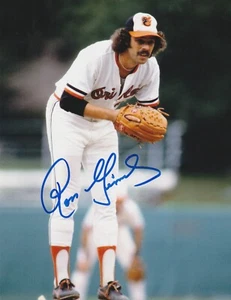 ROSS GRIMSLEY BALTIMORE ORIOLES ACTION SIGNED 8X10 - Picture 1 of 1