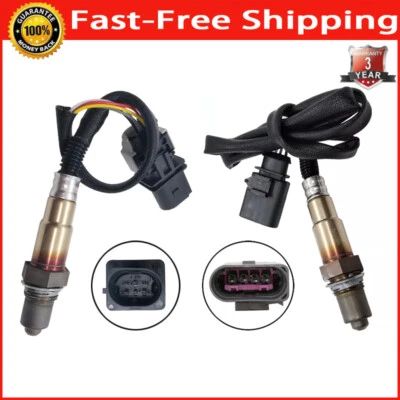 Sensor de oxígeno ascendente + descendente 2 piezas para Audi A4, A5, A6, Q5, Allroad 2,0 L L4 Turbo Foto 1 de 4