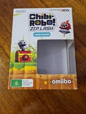 CHIBI Robo Zip Lash Amiibo Bundle Nintendo 3ds - BOX Only, No Game or Amiibo - Image 1 of 4