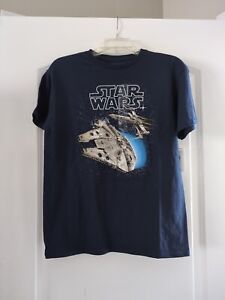 T-Shirt Star Wars Millenium Falke 16/18 kurzärmelig Baumwolle neu mit Etikett
