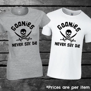 Camiseta Fan de los Goonies Hombres Damas Niños Regalo Película TV - Imagen 1 de 1