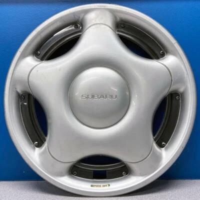 UNO 1995-1997 Subaru Impreza # 60527A 15" tapacubos giratorios/cubierta de rueda USADO Foto 1 de 4