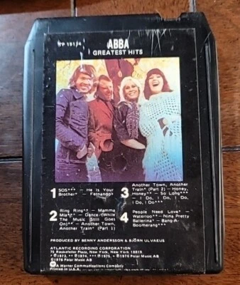 ABBA - Greatest Hits 8 track tape 1976 tested - Image 1 of 4