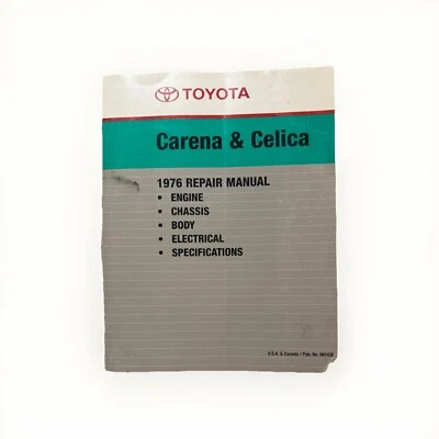 Toyota Carina Celica 1971-1976 OEM Chasis Taller Servicio Reparación Manual Guía DYI Foto 1 de 4