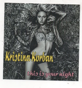 Kristina Korban This is Your Night Limited Edition Remixes CD Klubjumpers - Imagen 1 de 3