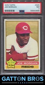 1976 Topps Joe Morgan #420 PSA 7 NM