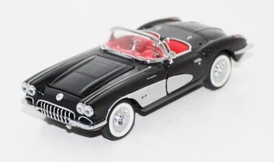 FRANKLIN НОВОМ 1:43 1958 CHEVROLET CORVETTE КАБРИОЛЕТ С ЖЕСТКОЙ КРЫШЕЙ ОТЛИЧНОМ - Изображение 1 из 4
