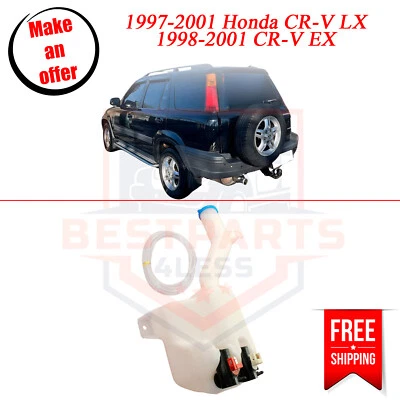 New Washer Reservoir HO1288102 for 1998-2001 Honda CR-V EX - Image 1 of 4